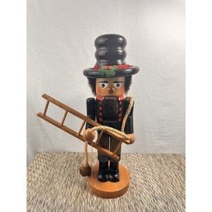 Steinbach 13" Nutcracker Chimney Sweep With Rope And Ladder
